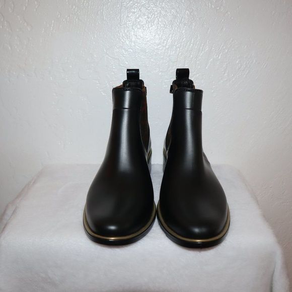 Sold Kate Spade Sedgewick Domina Leopard Print Chelsea Ankle Rain Boots Size 7 - Picture 5 of 7